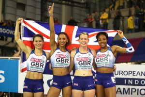 Zoey Clark, Laviai Nielson, Eilidh Doyle and Amber Anning